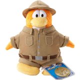 Disney Club Penguin 6.5 Inch Series 2 Plush Figure Explorer [Includes Coin with Code!]